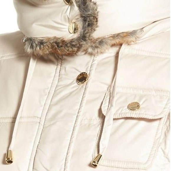 Laundry by Women's Winter Quilted Puffer Faux Fur Hooded Long Coat - Picture 4 of 13